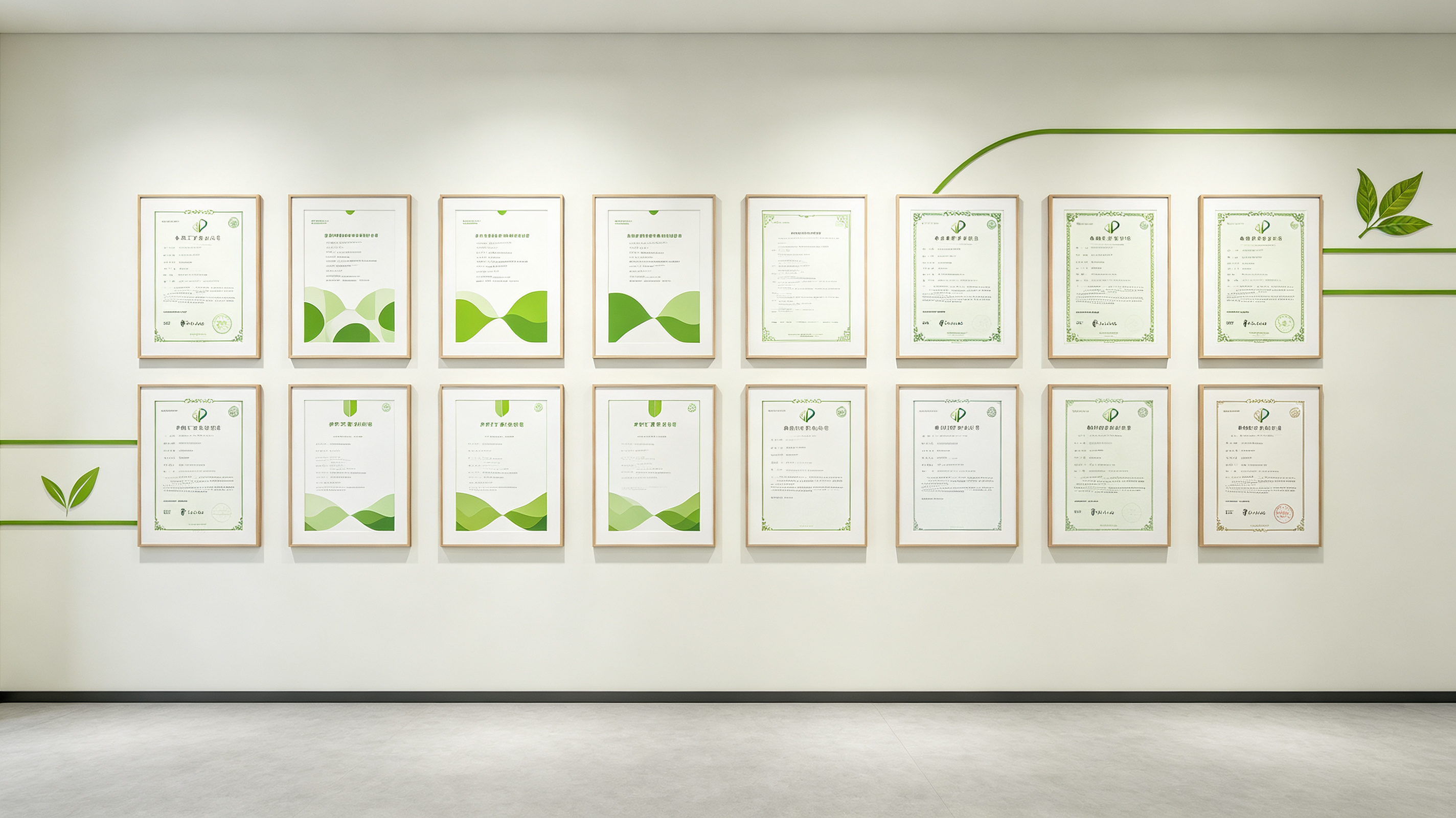 certificate wall